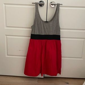 Theory color block dress
